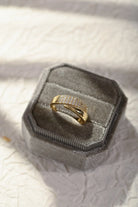Elegant Adjustable Sparkling Ring - Gold, Silver Options, Breast Cancer Awareness